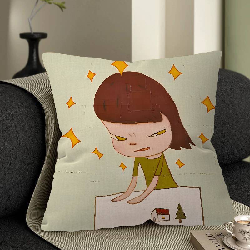 Yoshitomo Nara cm Cushion Cover Pillow Cover Decor Pillowcase Home Pillowcase for Couch Pillow