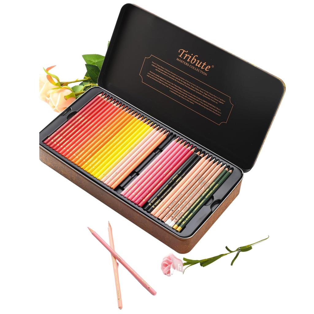 Набор профессиональных цветных карандашей Marco 160 для взрослых, 10, премиум-качества, более 100 ярких цветов, 10 слоев, мастерский набор, подарок из железа для 3300 160 цветов