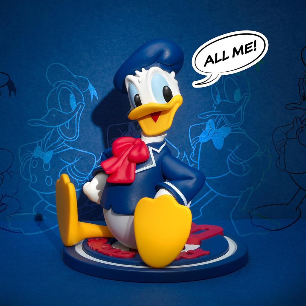 POP MART DISNEY Donald Duck 90th Anniversary Series Box of Pop Mart Gachapon Blind Box Plastic Premium PVC Soft Original Birthday Gift [Assorted 9]
