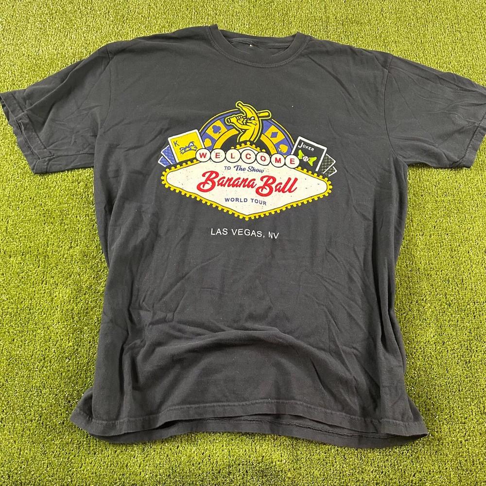 Savannah Bananas World Tour Las Vegas T Shirt Full Size S-5XL Unisex T-Shirt
