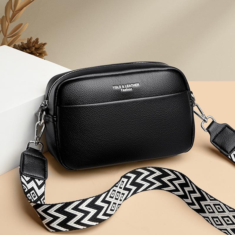 Сумка через плечо из искусственной кожи с принтом личи, женская летняя сумка с широким ремнем, женская сумка на одно плечо