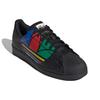 Adidas Superstar Pure 'Colorful Trefoil - Core Black' (Unisex) Core Black / Red / Blue Skate Shoes FU9518
