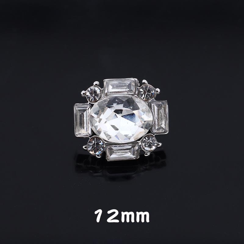 5 шт. Кристальная бриллиантовая пуговица Женское пальто Куртка Маленькая ароматная жемчужная пуговица Металлическая бриллиантовая пуговица для кардигана Меховая пуговица