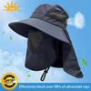 Летняя большая шляпа от солнца для мужчин и женщин, дышащая рыболовная шапка, защита от ультрафиолета, рыболовная шапка для походов и пляжа, подарки