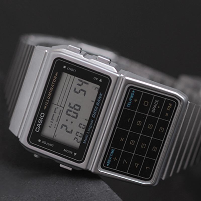 Casio Серия YOUTH - цифровой калькулятор, модный ретро, многофункциональный калькулятор, ЖК-дисплей, кварцевый механизм, полимерный ремешок, японский и DBC-611-1
