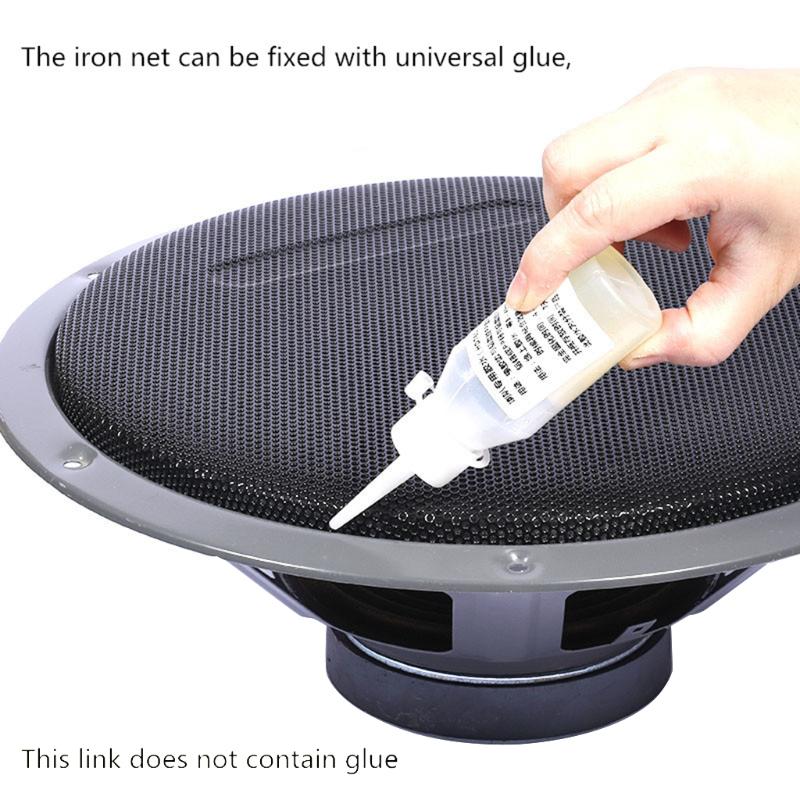 Для 1 "/2"/2,5"/3"/3,5"/4"/5"/6"/8" дюймов сетка для преобразования динамиков, декоративная круглая металлическая решетка для автомобиля, защита