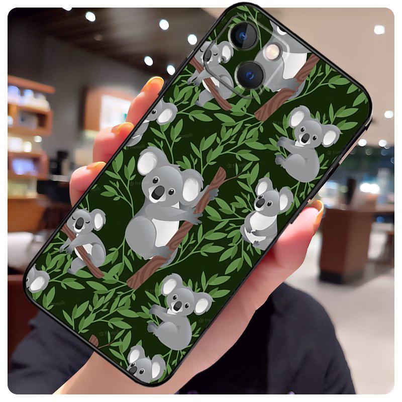 Мультяшный Чехол Животное Коала Для iPhone 13 Pro Max 16 15 11 12 14 17 Pro Max mini 15 16 Plus 16e 17 Air Чехол для Телефона