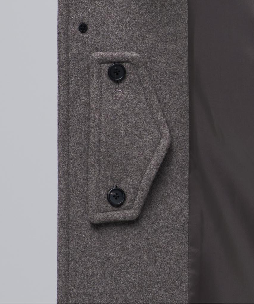 Musinsa Standard Cashmere Blend Oversized Balmacaan Coat [Taupe]