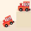 Magnetic Dinosaur Theme Wood Train Set Educational Toy For Early Learning And Hand Eye Coordination For Children