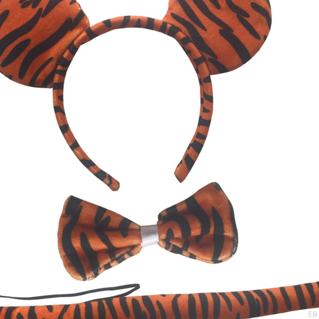 Костюм тигра на Хэллоуин, украшение для косплея, обруч для волос, повязка на голову для сценических представлений, карнавальный год