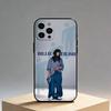 Чехол для телефона EPC Singer B-BillieS Для iPhone17,16,15,14,13,12 Plus,Max Мягкий Силиконовый Черный Чехол