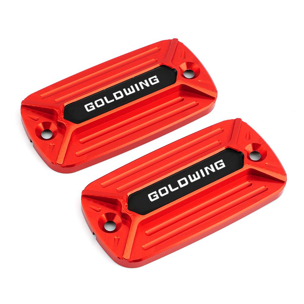 Для Honda Goldwing 1800 1500 GL1800 GL1500 VTX 2010-2018 передняя крышка бачка тормозной жидкости, крышка бака мотоцикла с ЧПУ