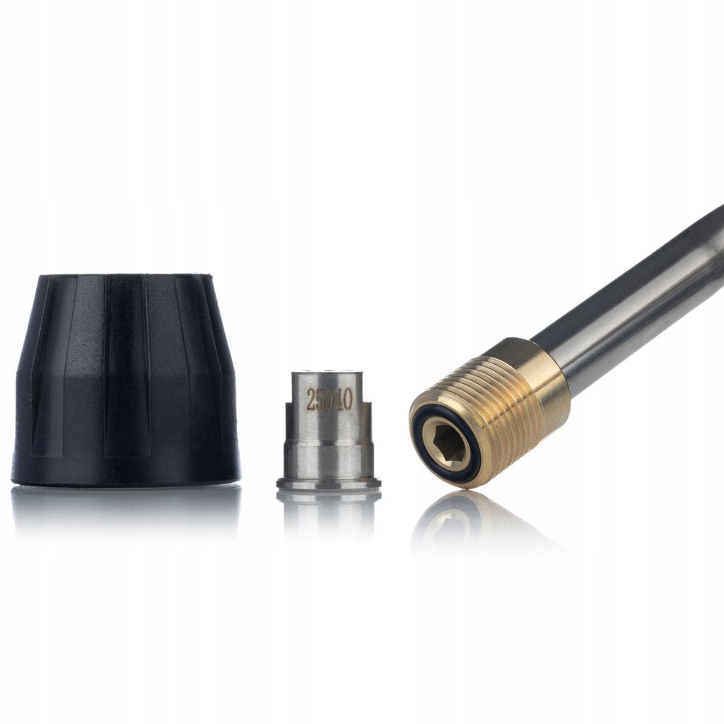 Rosfix Lanca Dysza Kątowa 90° 80 Cm – Kompatybilna Z Myjkami Karcher K2-K7 | Ciśnienie 160 Bar | Wymienna Dysza Płasko-Strumieniowa