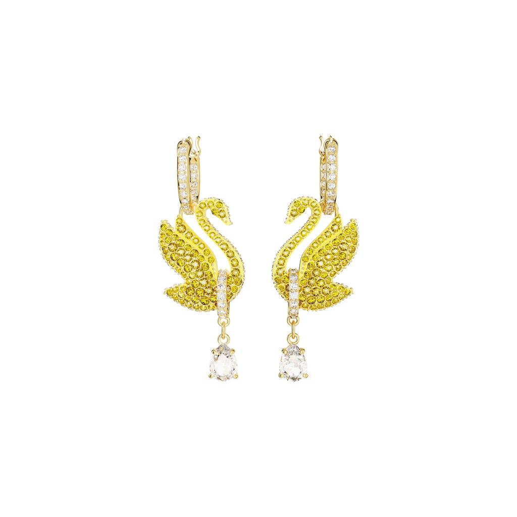 Swarovski Серьги-лебеди женские
