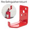 4pcs Convenient Holder L Shape Fire Extinguisher Mount Wall Hanger Extinguishers Bracket Wall Hook