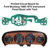 Printed Circuit Board for Ford Mustang 1969-70 Instrument Panel Bezel with Tach