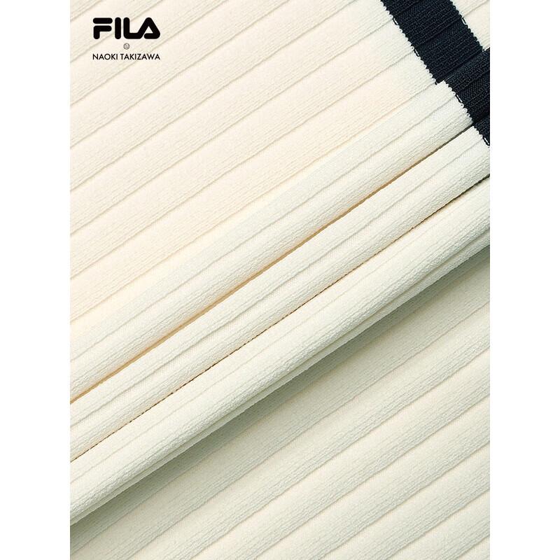 Fila Женский трикотажный топ с молнией на половину и коротким рукавом