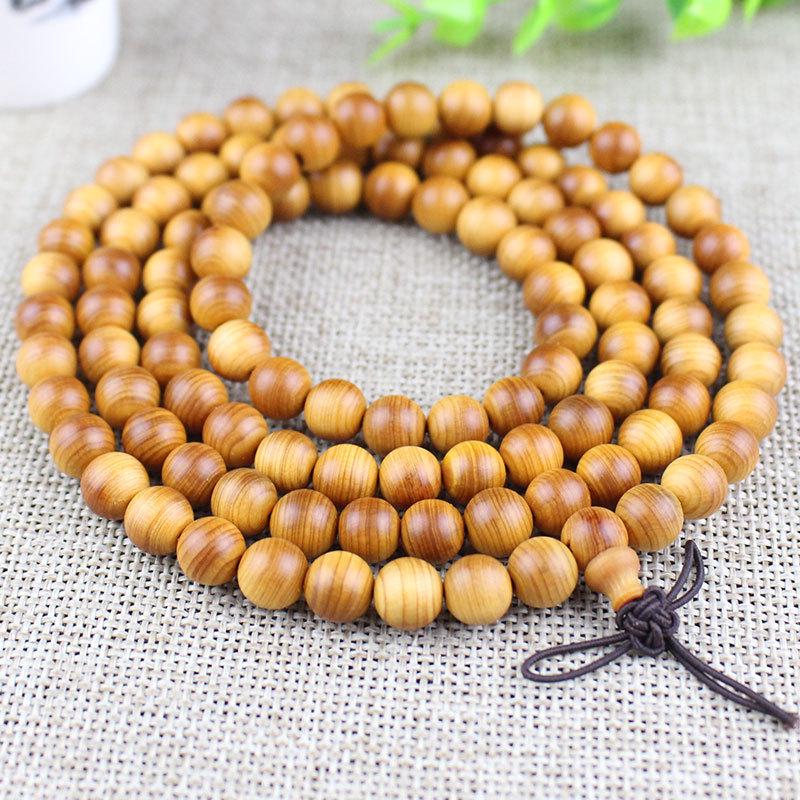 «Браслет Taihang Aged Scars 108 Bead Thuja, парные украшения унисекс»