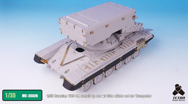 Tetra Model Серия ME Русский Буратино с боковыми юбками Пластиковые детали модели ME3526 1/35 ТОС-1А (TR)