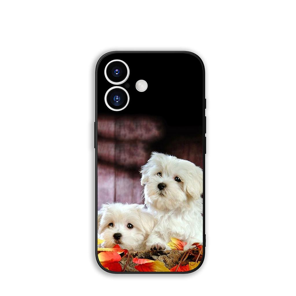 Phone Cover Bichon Frise Dog Cute Pet Casing for OPPO A54 A40 A60 A80 A18 A16 A17 A38 A78 A79 A57 A55 A96 A15 A12 Case