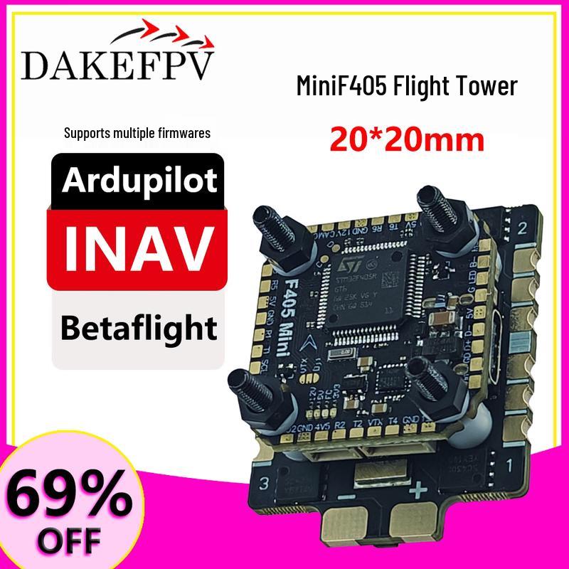 DAKEFPV Mini F405 FPV Flight Controller & ESC Flytower