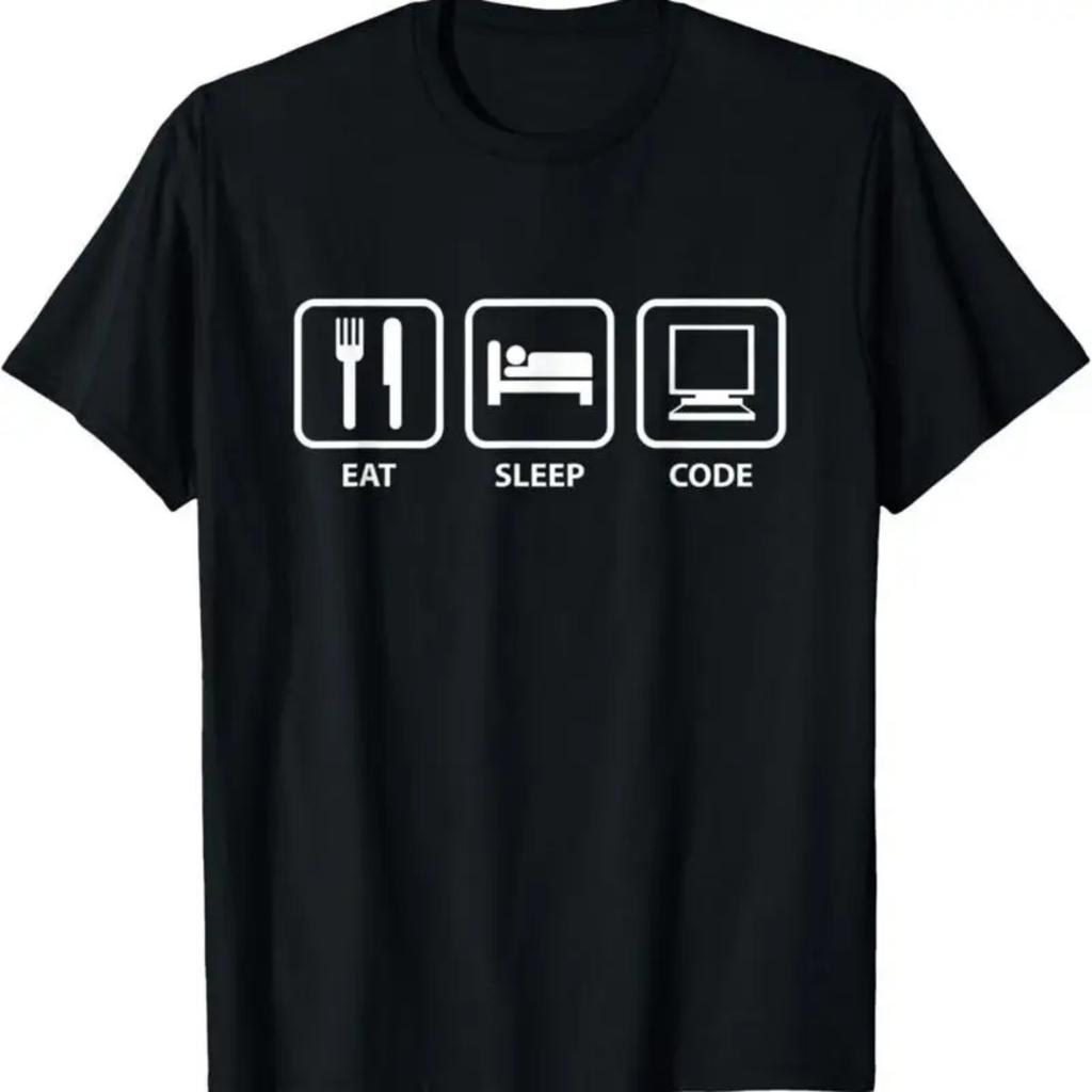 Футболка Eat Sleep Code Blocks