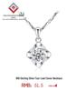 Sterling Silver Christmas Tree Pendant Necklace for Women - Trendy Gift for Girlfriend