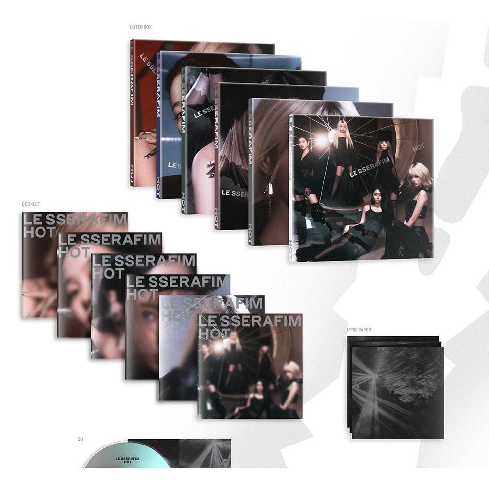LE SSERAFIM 5th Mini Album 'HOT' (COMPACT Ver.)