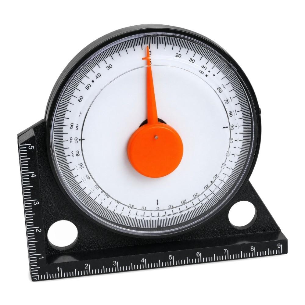 Clear Scale Angle Finder Tool Sturdy Construction Level Meter Slope Inclinometer For Construction