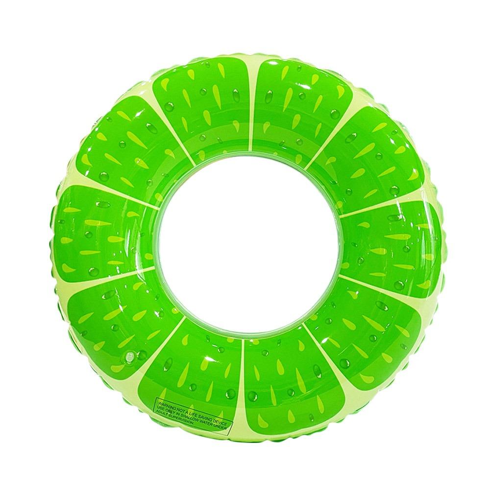 Thickened PVC Summer Swimming Ring Cute Beach Pool Toys Fun Inflatable Swim Circle