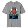 Domo Kun DJ Domo T Shirts Men Cotton Humorous T-Shirts Crewneck Tees Short Sleeve Tops Gift Idea
