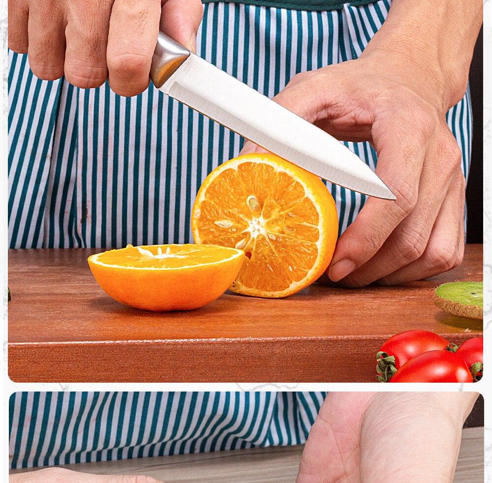 2pcs Stainless Steel Kitchen Kitchen Knife Household Slicing Knife Fruit Knife Multi-purpose Knife