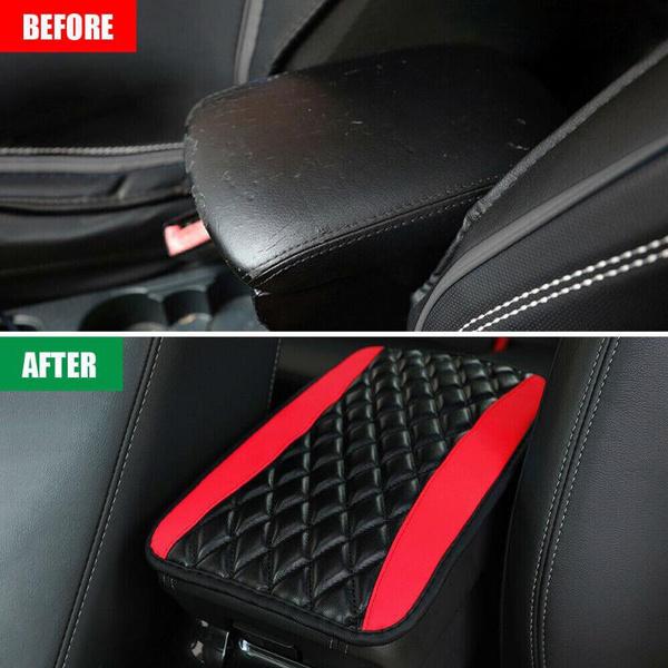 Универсальный автомобильный подлокотник, накладка на центральную консоль, подушка из искусственной кожи