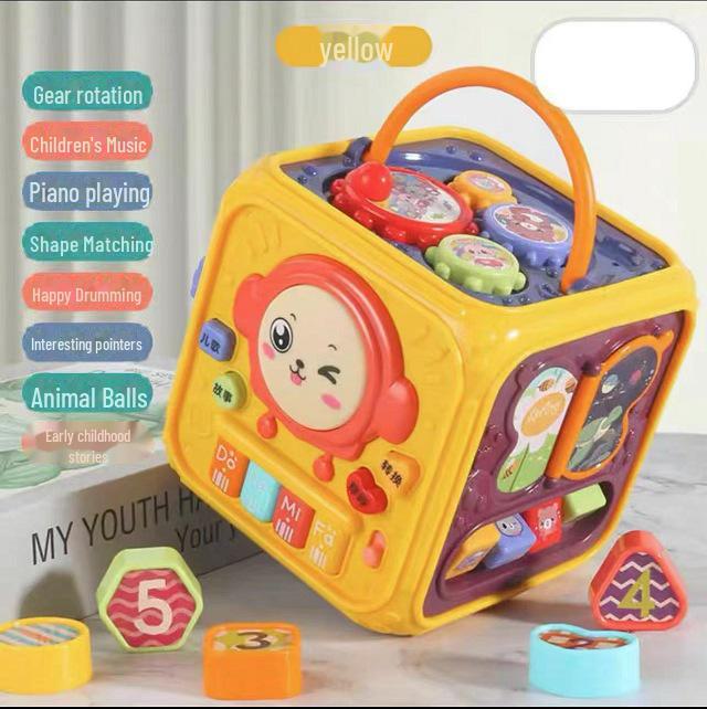 Музыкальная игрушка Hexahedron Baby Whack-a-Mole - обучающий барабан для мальчиков и девочек 1-2 лет