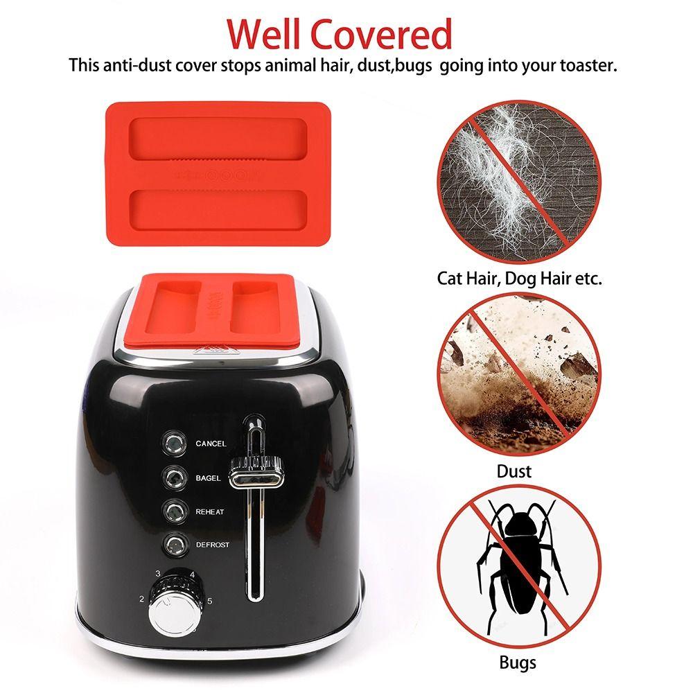 Пылезащитный чехол для тостера, мягкая верхняя крышка для тостера, защита кухонной утвари от пыли, брызг, насекомых