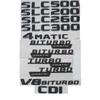3D буквы SLC160 SLC180 SLC200 SLC220 SLC230 SLC250 SLC280 SLC300 SLC320 SLC350 CDI 4MATIC Для Mercedes Benz Эмблемы ZB1