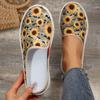 Fashion 2024 Zapatos Planos De Lona A La Moda Y Cómodos Para Mujer Zapatos Deportivos Informales Planos Sin Cordones