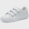 Men's 2024 Fashion Velcro White Casual Leather Sneakers