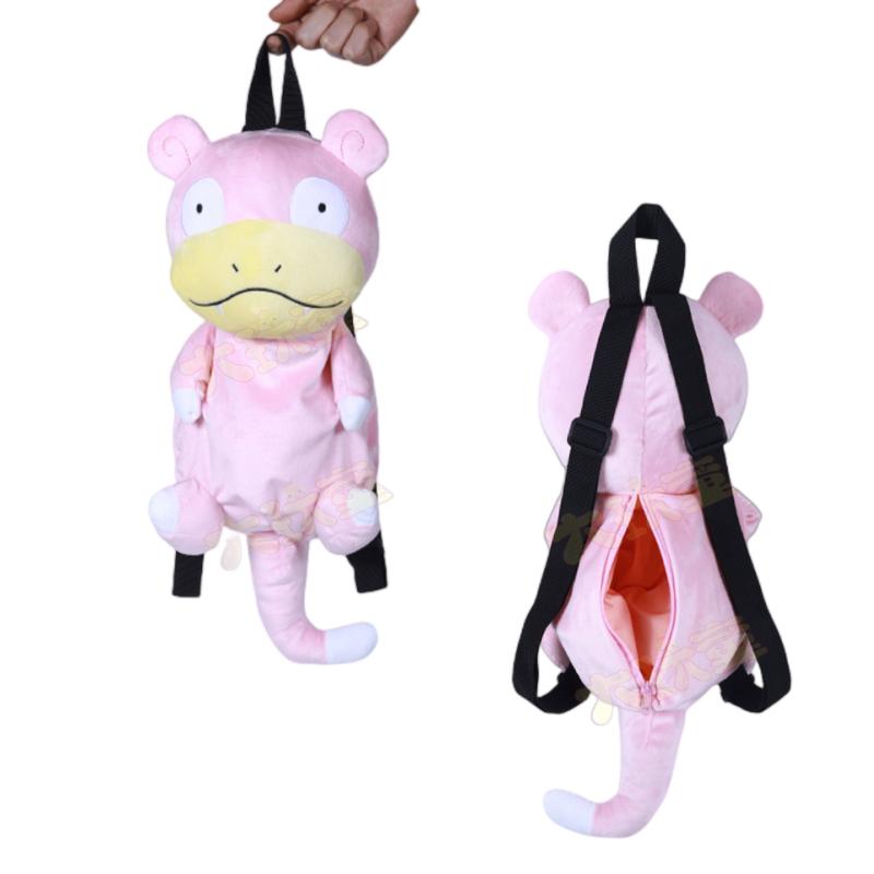 Cute Backpack Kawaii Japanese Style Plush Bag Gengar Eevee Snorlax Backpack Schoolbag Cosplay Props Fashion Gifts