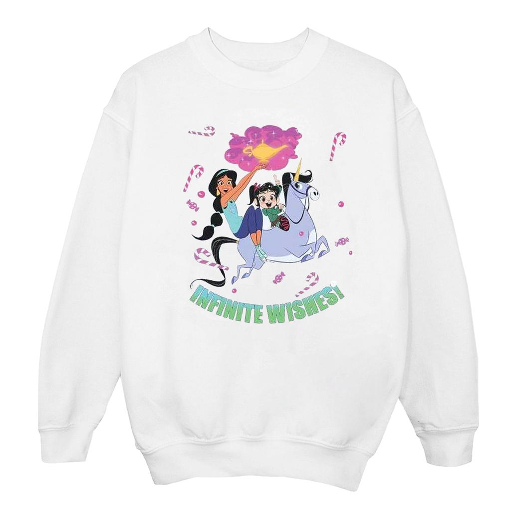 Disney Womens/Ladies Wreck It Ralph Jasmine And Vanellope Sweatshirt