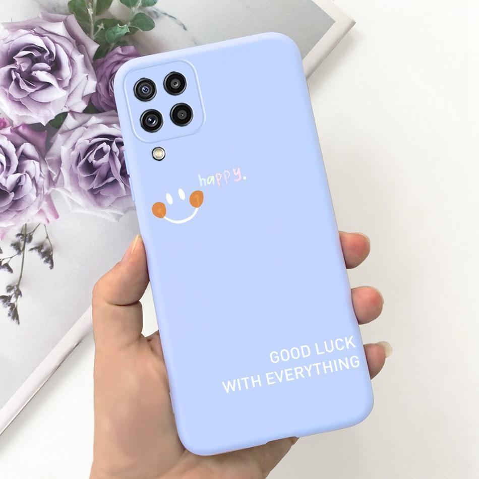 Для Samsung Galaxy M22 F22 Чехол Samsung M22 F22 4G SM-M225F E225F Модный Дизайн Луны Мягкий Силикон Защитная Крышка Чехлы для Телефона