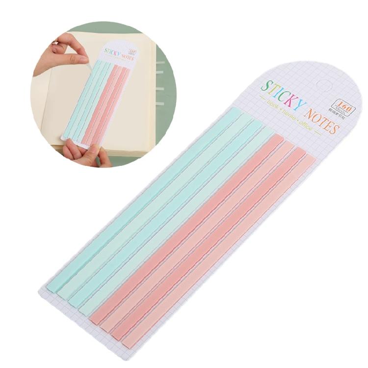 Long Strips Stick Tabs for Notebooks, Writable and Repositionable Stick Index Tabs Book Tabs Flags Adhesive Page Markers