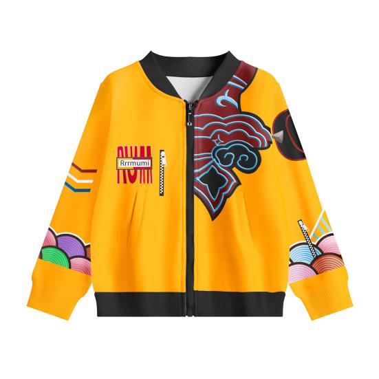 Куртка для косплея Охотника на демонов для подростков, бейсбольная куртка на молнии, куртка-бомбер с принтом, осенне-зимний костюм для ролевых игр, повседневной носки