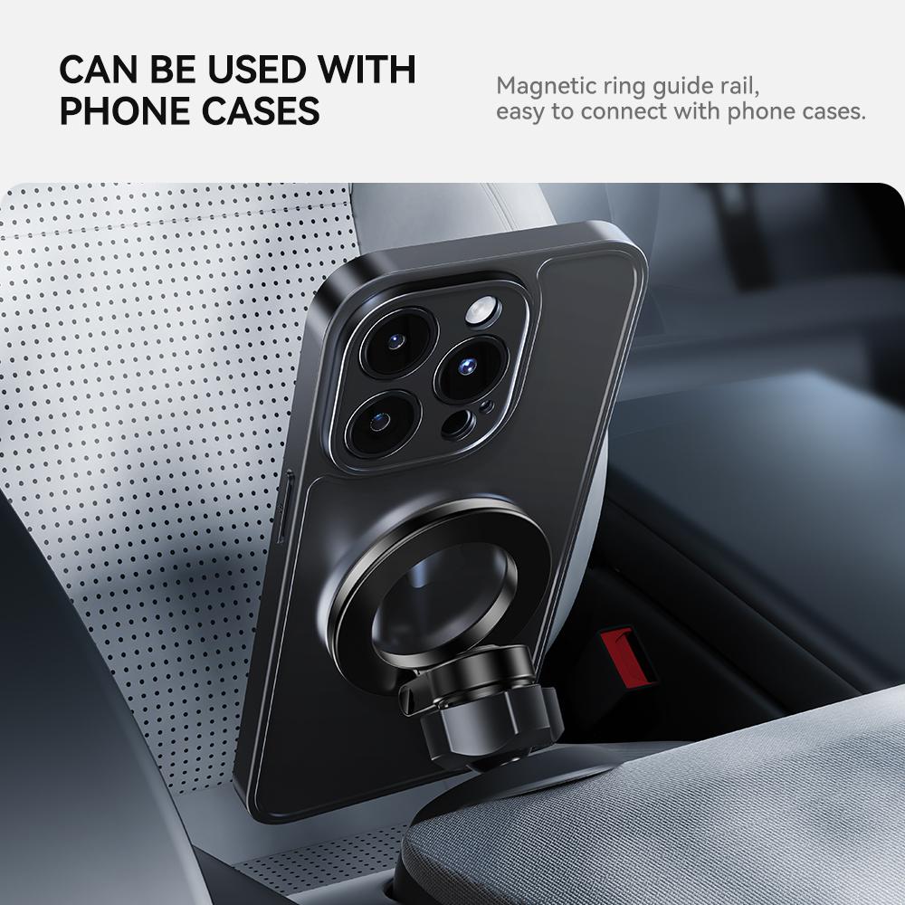 YZ For New Tesla Model 3 Y Juniper Highland 2025 Strong Magnetic Phone Holder 360 Degree Rotation Metal Car Mount for All Phones