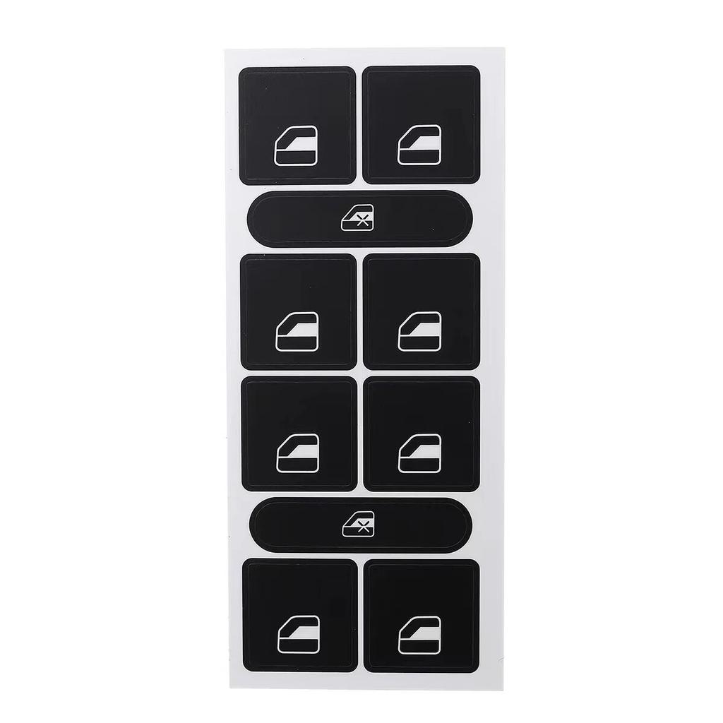 Полный набор автомобильных изношенных кнопок, ремонтный комплект, наклейки, наклейки на рулевое колесо, переключатель Windows для VW для Volkswagen Touareg 2004-2009