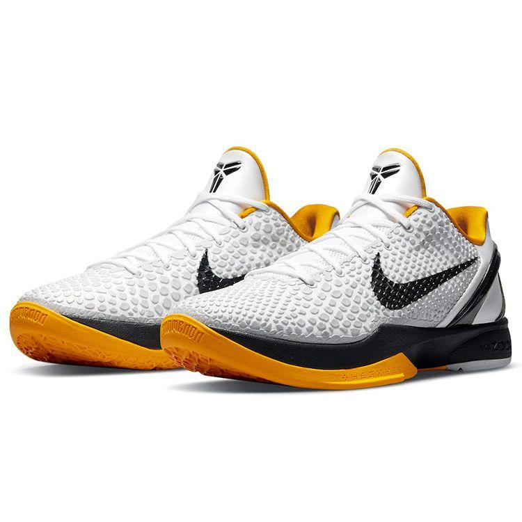 Nike Zoom Kobe 6 Protro Белый/Солнечный 2021 Унисекс Кроссовки Нейтрально-Серый Черный CW2190-100