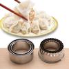 3Pcs Round/Flower Shaped Dough Cutter Kitchen Gadgets Stainless Steel Dumplings Cutter Dumpling Mold
