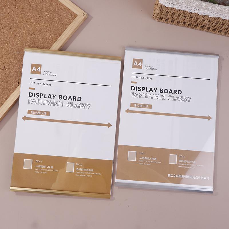 Настенный держатель для знаков формата A4 8,5 x 11 дюймов, акриловая подставка для меню, бумаги с ценами, фотографий, постеров, листовок для ресторана