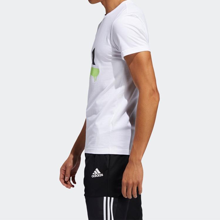Adidas Modern Athletic Short Sleeve T-Shirt Men Tops White FT2826