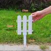 Plastic Picket Fence Border 5pcs Plant Borders Decorative Beautiful Garden Fence Lawn Flowerbeds